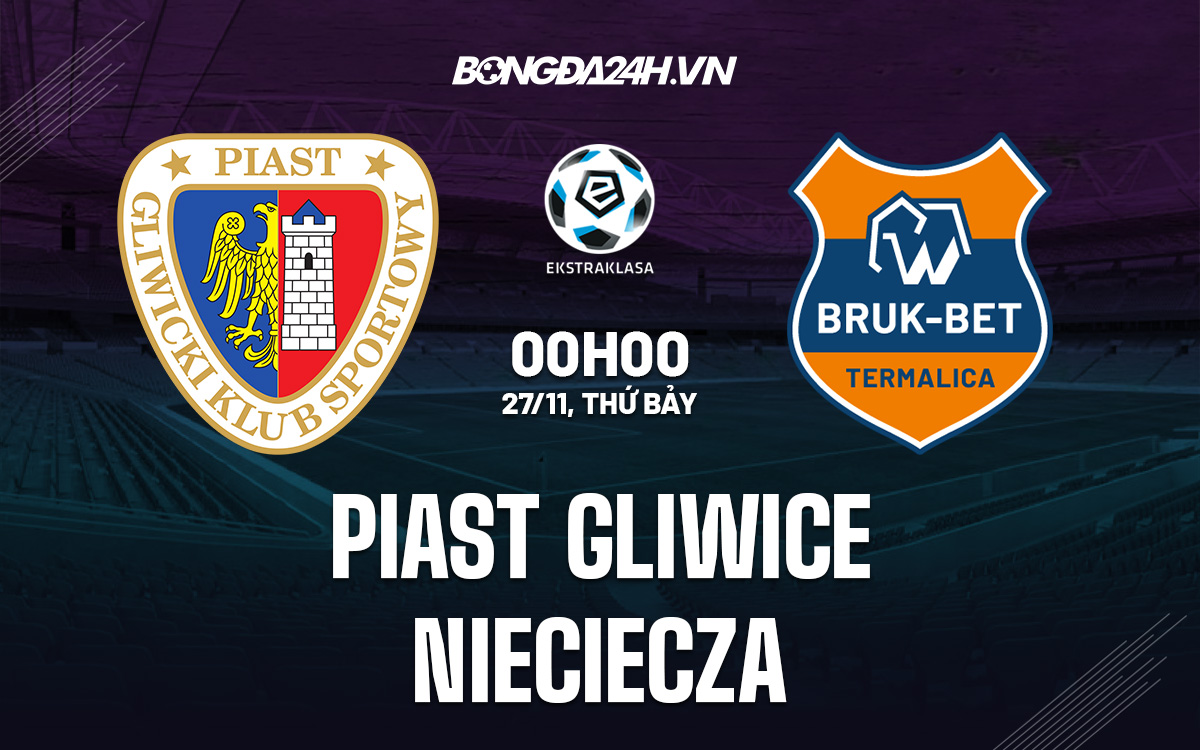 Soi kèo Piast Gliwice vs Nieciecza VĐQG Ba Lan 202122 hình ảnh