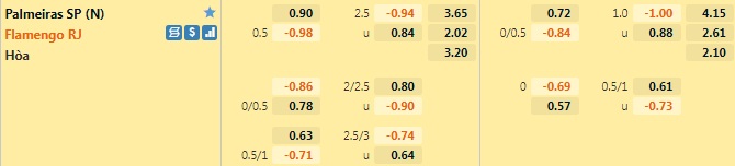 Palmeiras vs Flamengo