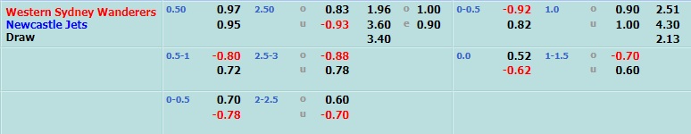 Western Sydney Wanderers vs Newcastle Jets