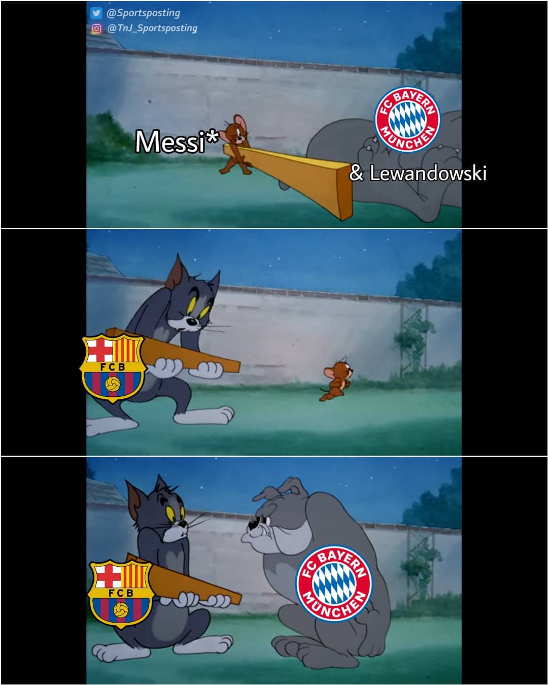 Lewandowski Messi