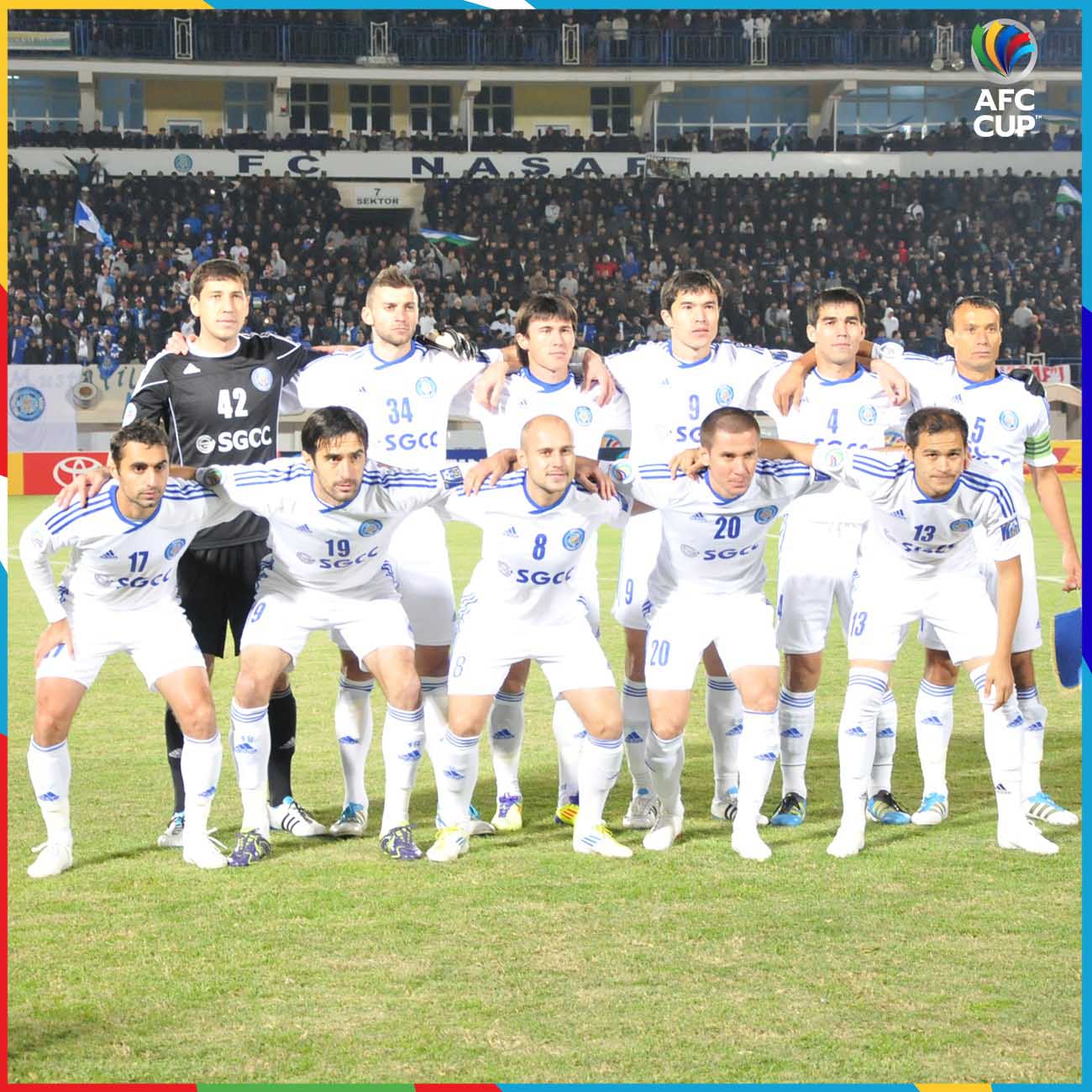 FC Nasaf từng là cựu vương đình đám của AFC Cup vào năm 2011