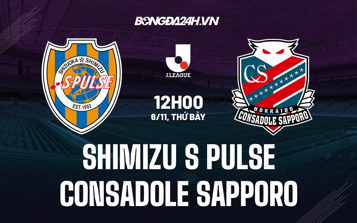 Nhận định Shimizu S-Pulse vs Consadole Sapporo 12h00 ngày 611 (VĐQG Nhật Bản 2021) hình ảnh gốc 2