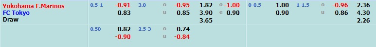 Yokohama Marinos vs Tokyo