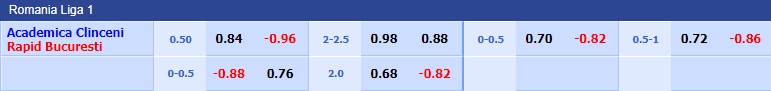 Academica Clinceni vs Rapid Bucuresti
