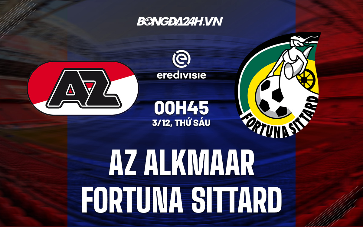 Soi kèo AZ Alkmaar vs Fortuna Sittard VĐQG Hà Lan