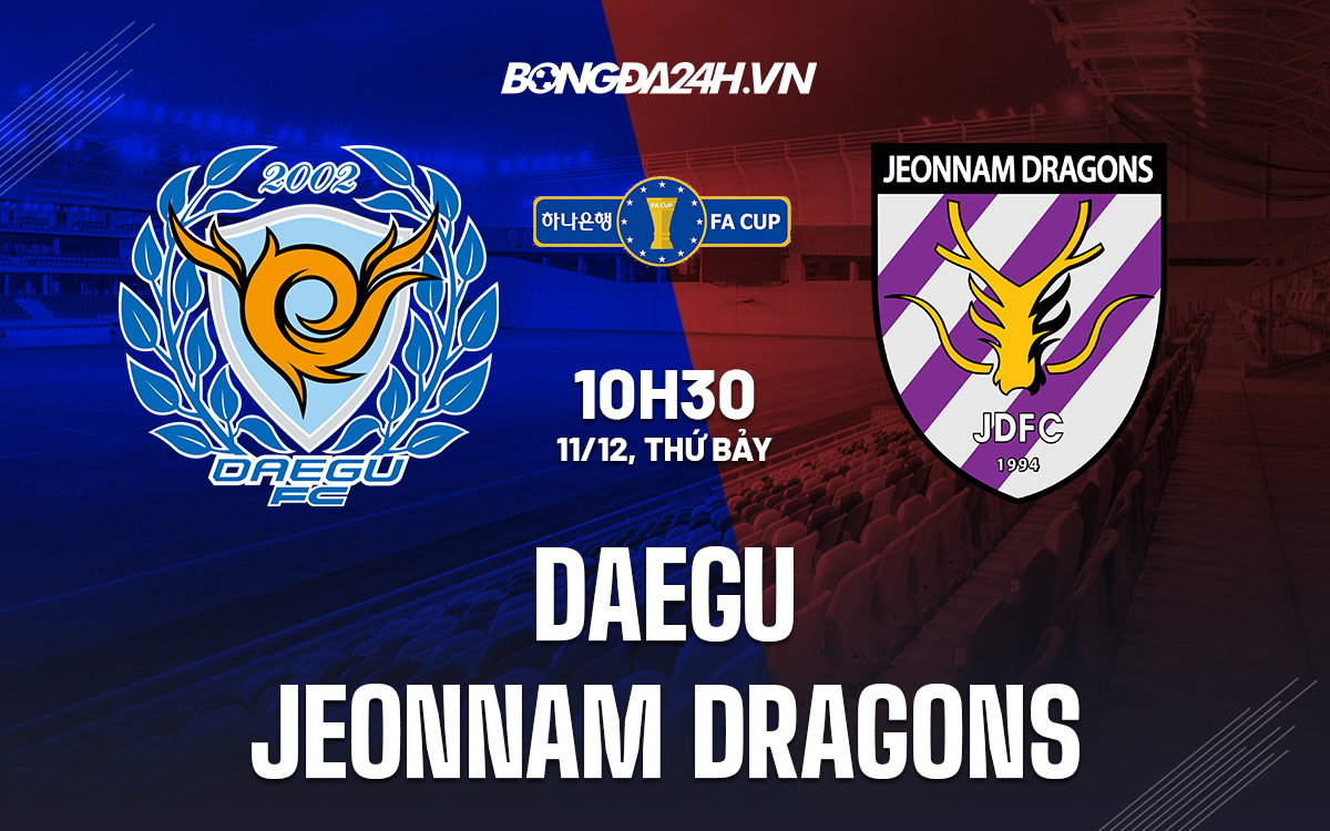 Daegu vs Jeonnam Dragons
