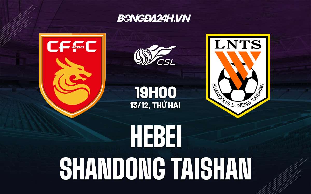 Hebei vs Shandong Taishan