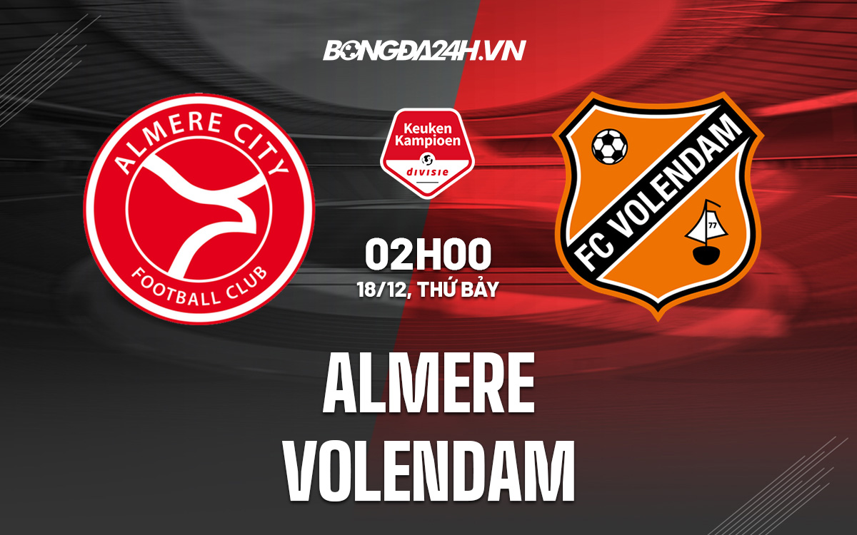 Almere vs Volendam