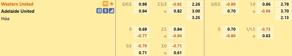 Western United vs Adelaide