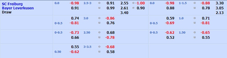 Freiburg vs Leverkusen