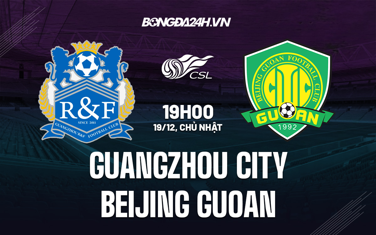 Guangzhou City vs Beijing Guoan