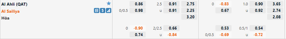Al Ahli Doha vs Al Sailiya