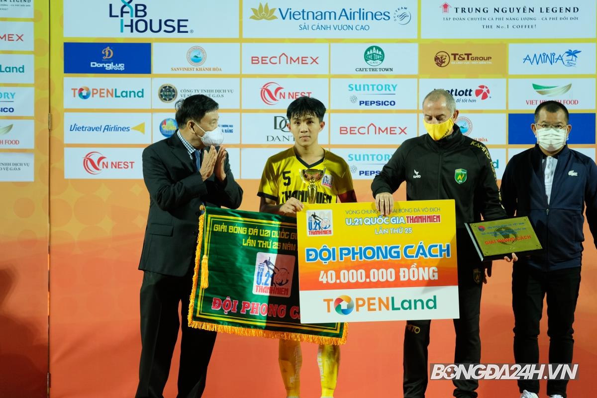 U21 Nutifood vô địch và giành giải phong cách U21 Quốc gia 2021