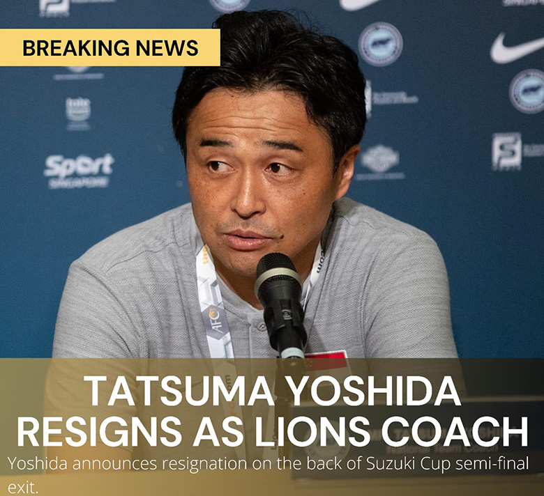 HLV Tatsuma Yoshida quyết định từ chức sau AFF Cup 2020 HLV Tatsuma Yoshida quyết định từ chức sau AFF Cup 2020