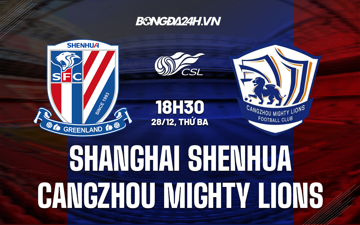 Shanghai Shenhua vs Cangzhou Mighty Lions