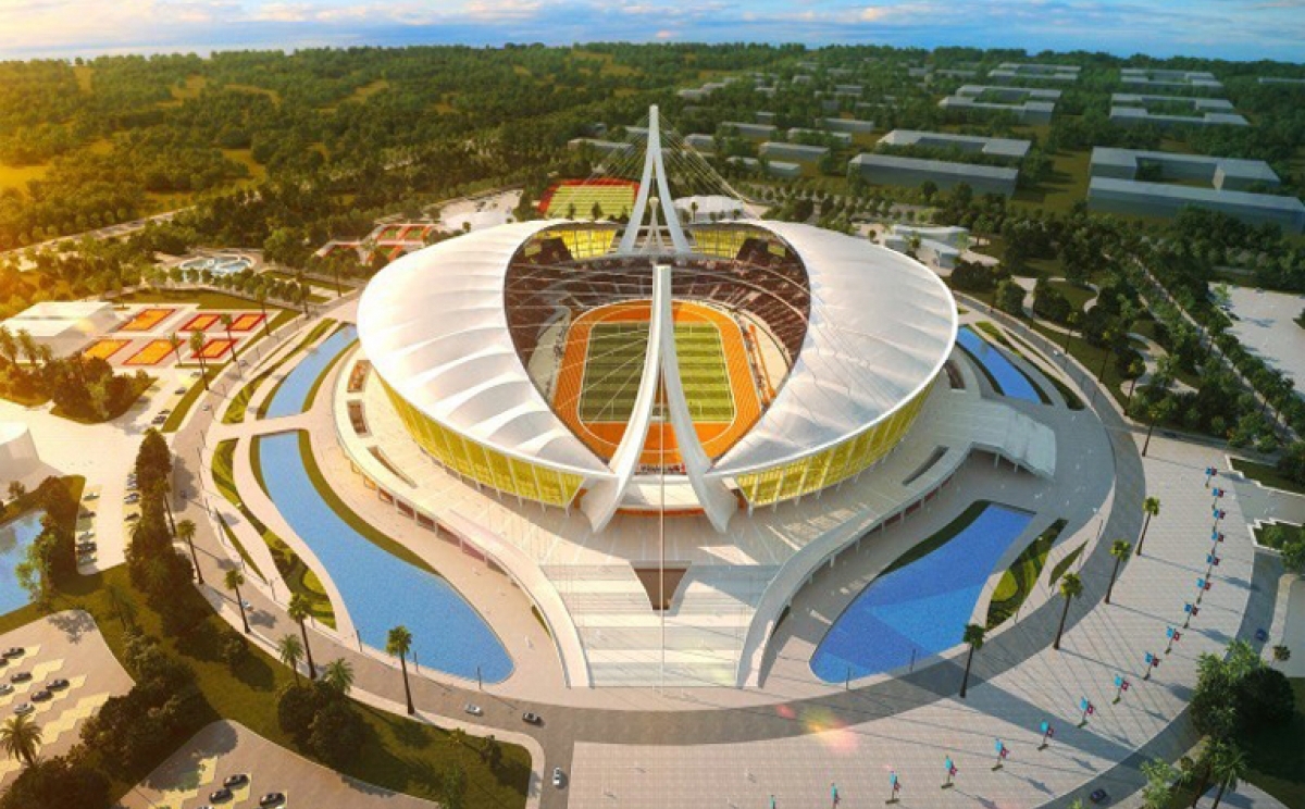 SVĐ Morodok Techo thủ đô Campuchia với sức chứa 60 nghìn người