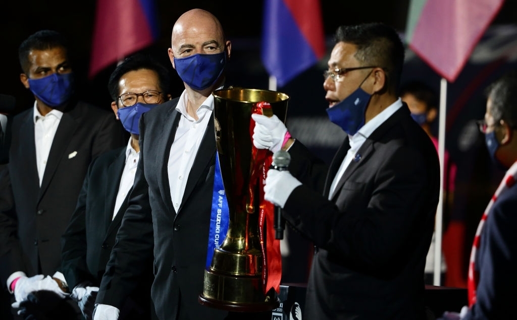 Gianni Infantino tại lễ khai mạc AFF
