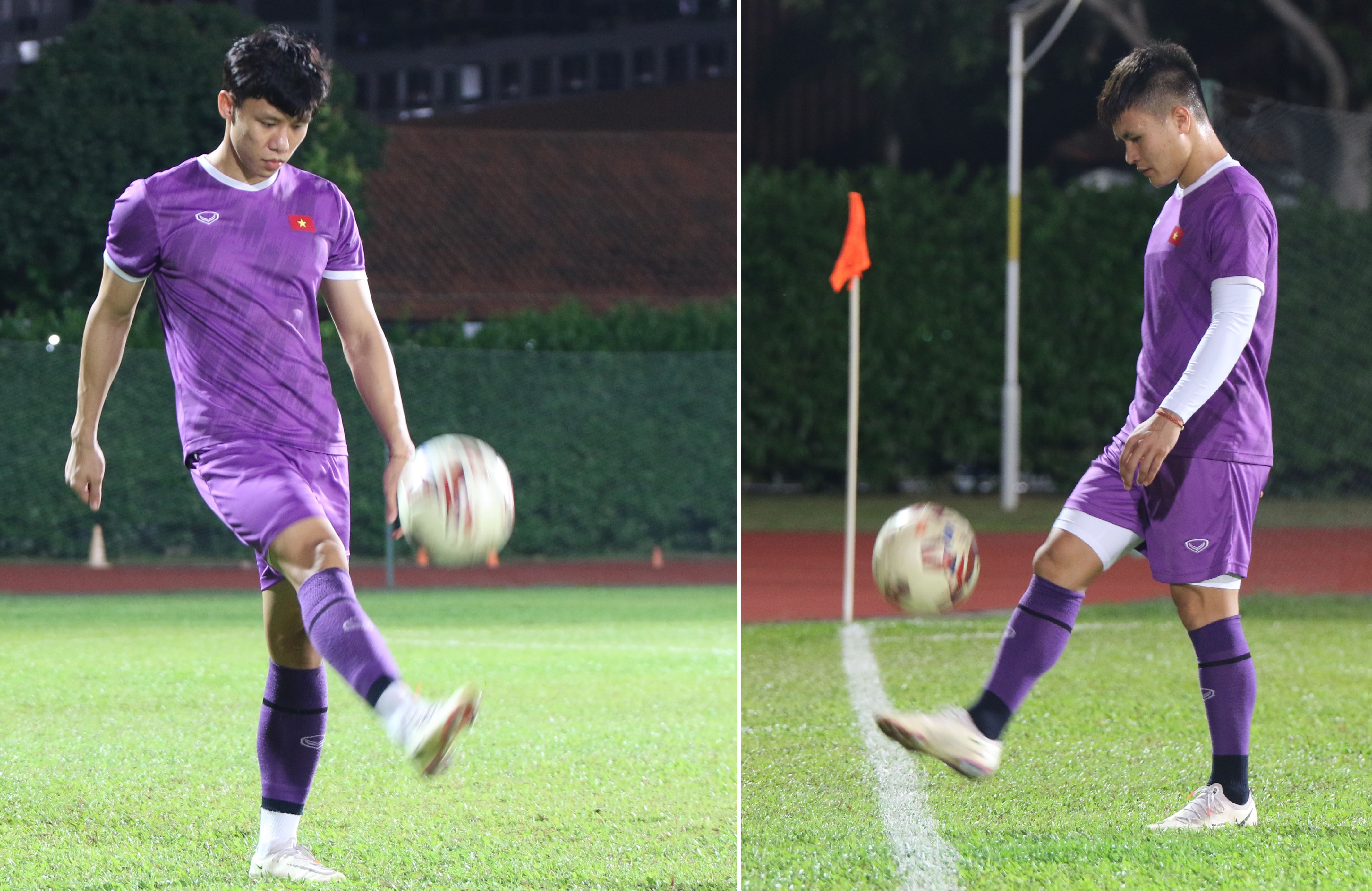 Quế Ngọc Hải và Nguyễn Quang Hải được tạo điều kiện nghỉ ngơi để hồi phục hoàn toàn. Quế Ngọc Hải và Nguyễn Quang Hải được tạo điều kiện nghỉ ngơi để hồi phục hoàn toàn.