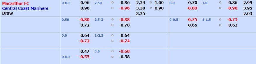 Macarthur vs Central Coast Mariners