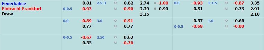Fenerbahce vs Frankfurt