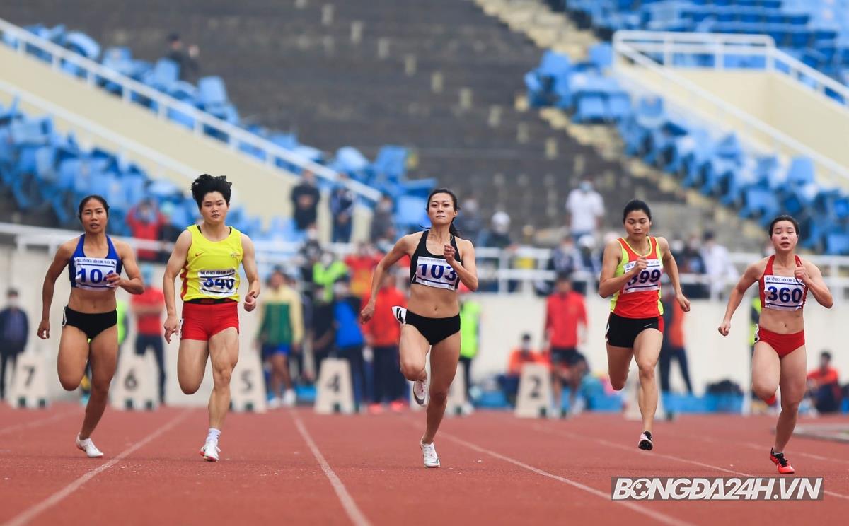 Lê Tú Chinh 100m nữ quốc gia 9/12/2021