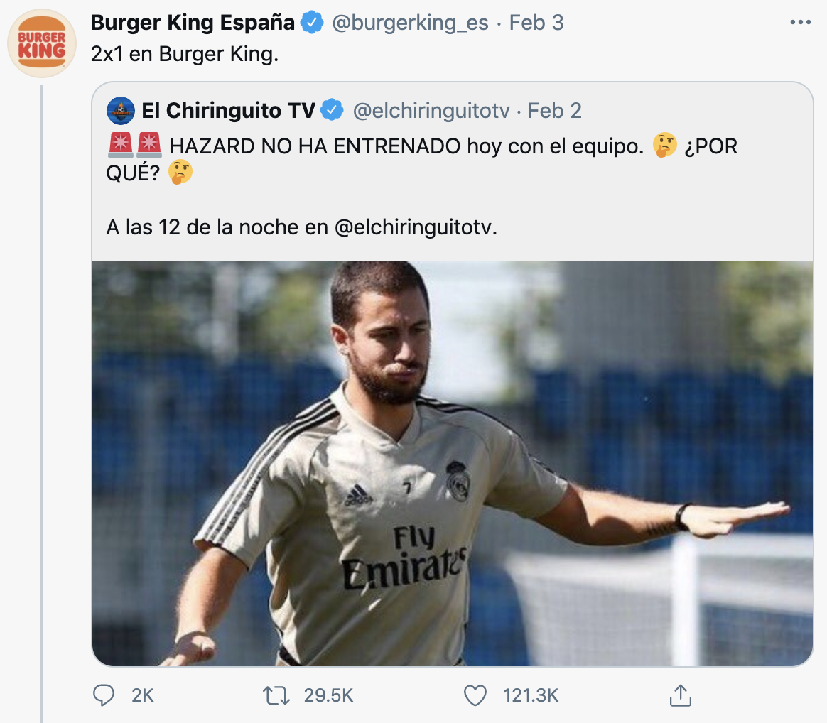 Eden Hazard bất ngờ trở thành đại sứ thương hiệu Burger King hình ảnh
