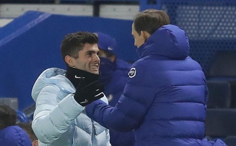 Pulisic không được HLV Tuchel trọng dụng