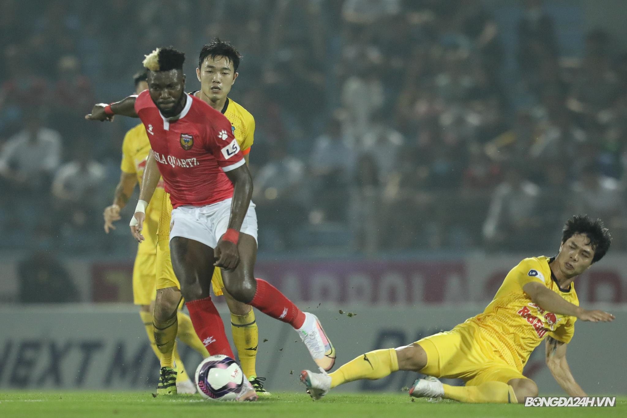 Chevaughn Walsh Công Phượng Hà Tĩnh vs HAGL