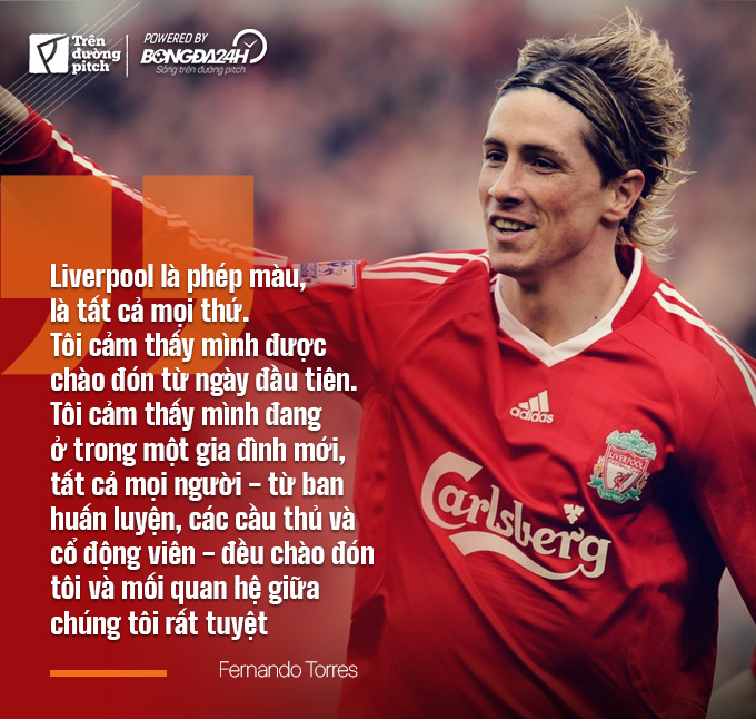 Fernando Torres: Ở Liverpool, tôi cảm thấy mình có thể vút bay