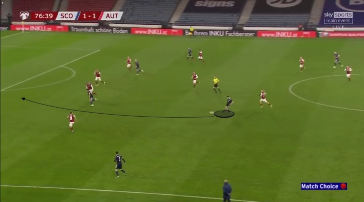 Màn trình diễn như thể Arjen Robben của Kieran Tierney