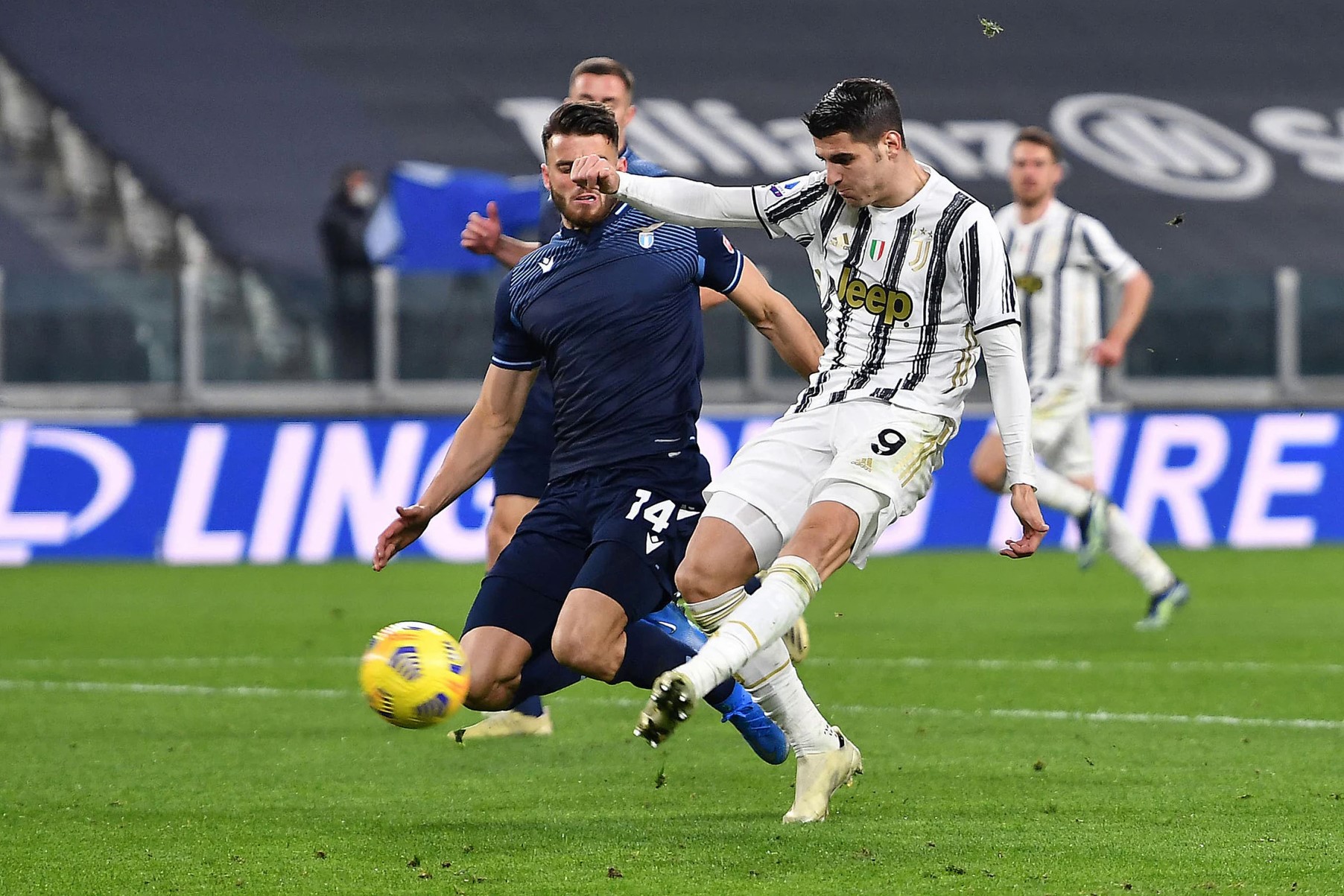 Alvaro Morata Tỏa sáng khi là người làm nền hình ảnh