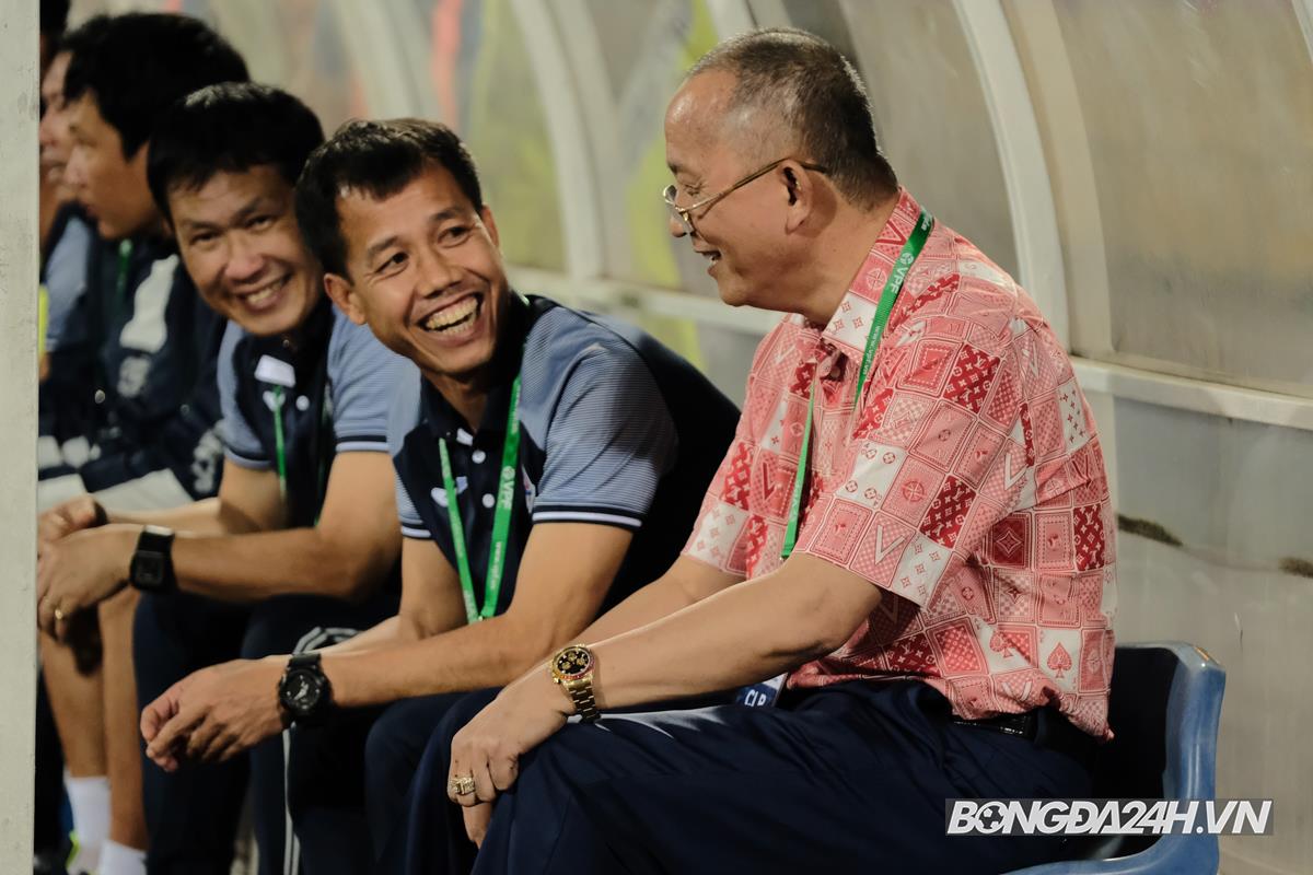 HLV Hoàng Thọ Chủ tịch Phạm Thanh Hùng Hà Nội vs Quảng Ninh 11/4