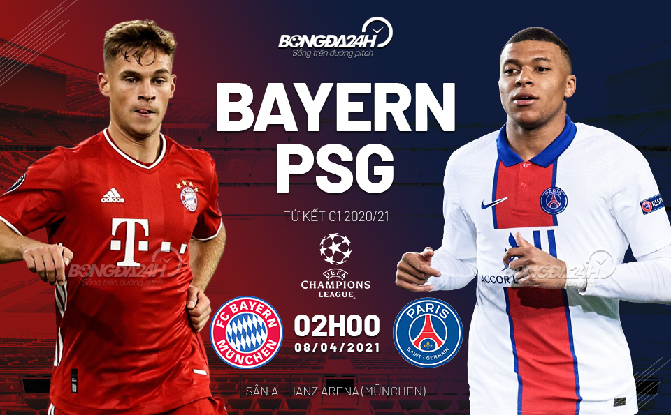 Nhận định Bayern Munich vs PSG tứ kết Champions League 2020/21