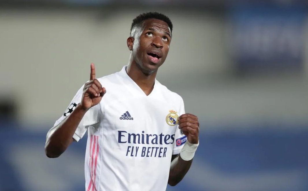 Real Madrid thang Liverpool Vinicius
