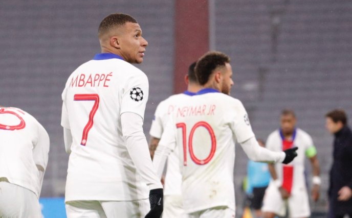Neymar Mbappe Bayern vs PSG