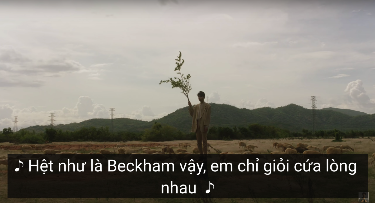 David Beckham được nhắc đến trong bài rap