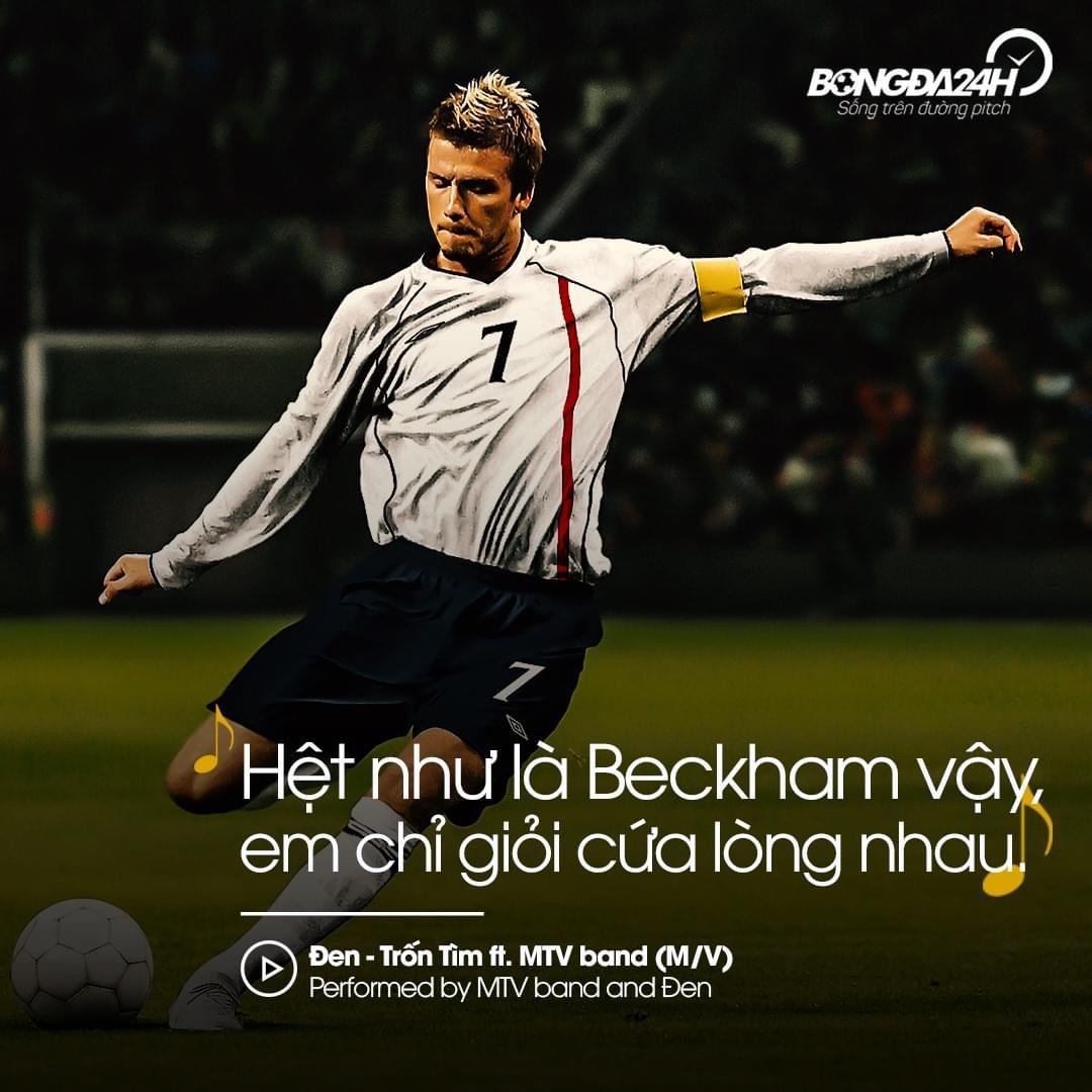 David Beckham được nhắc đến trong bài rap