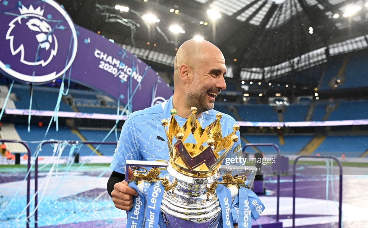 Pep Guardiola Man City vô địch Premier League