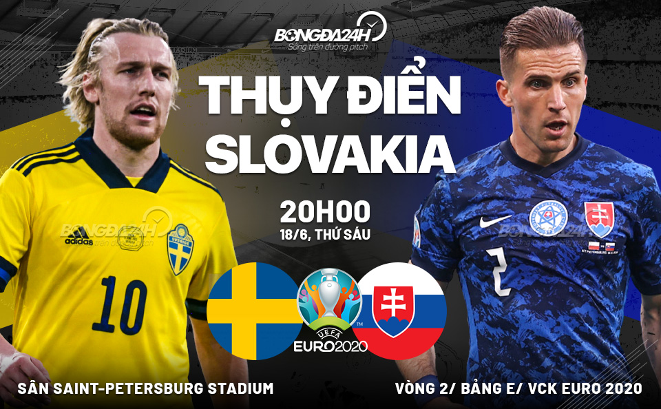 Nhận định Thụy Điển vs Slovakia bảng E VCK EURO 2020