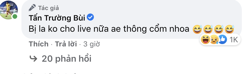 Bùi Tấn Trường livestream