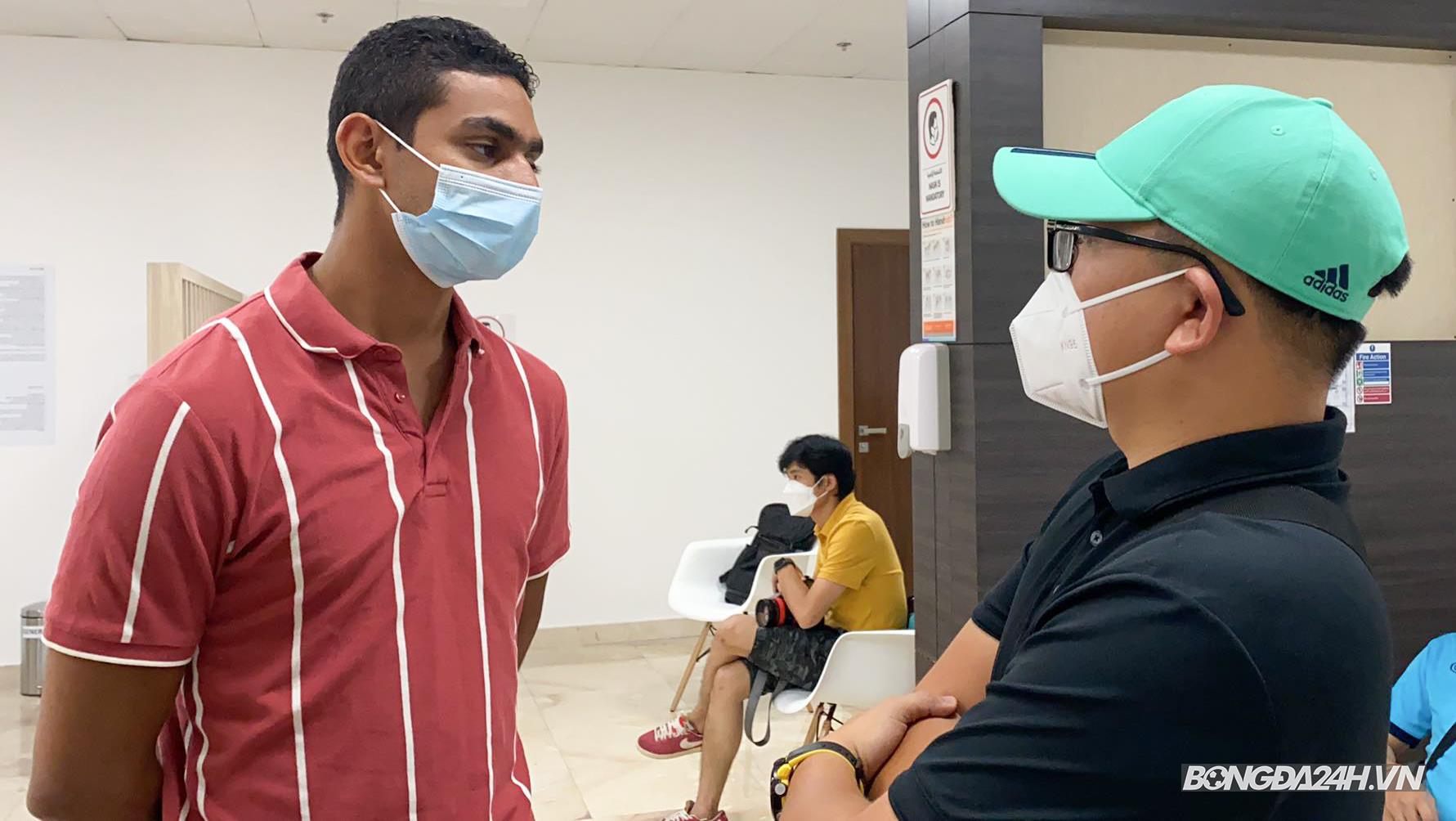 phóng viên xét nghiệm covid19