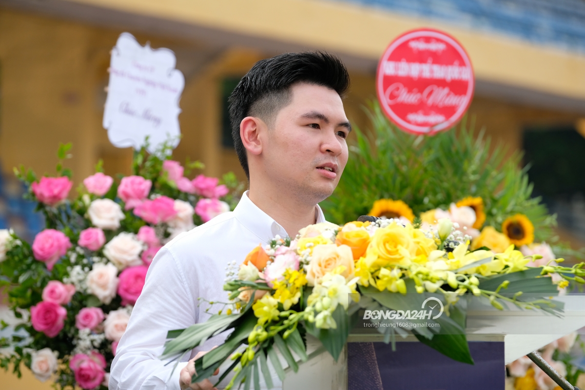 Chủ tịch Đỗ Vinh Quang trong ngày CLB Hà Nội kỷ niệm 15 năm thành lập