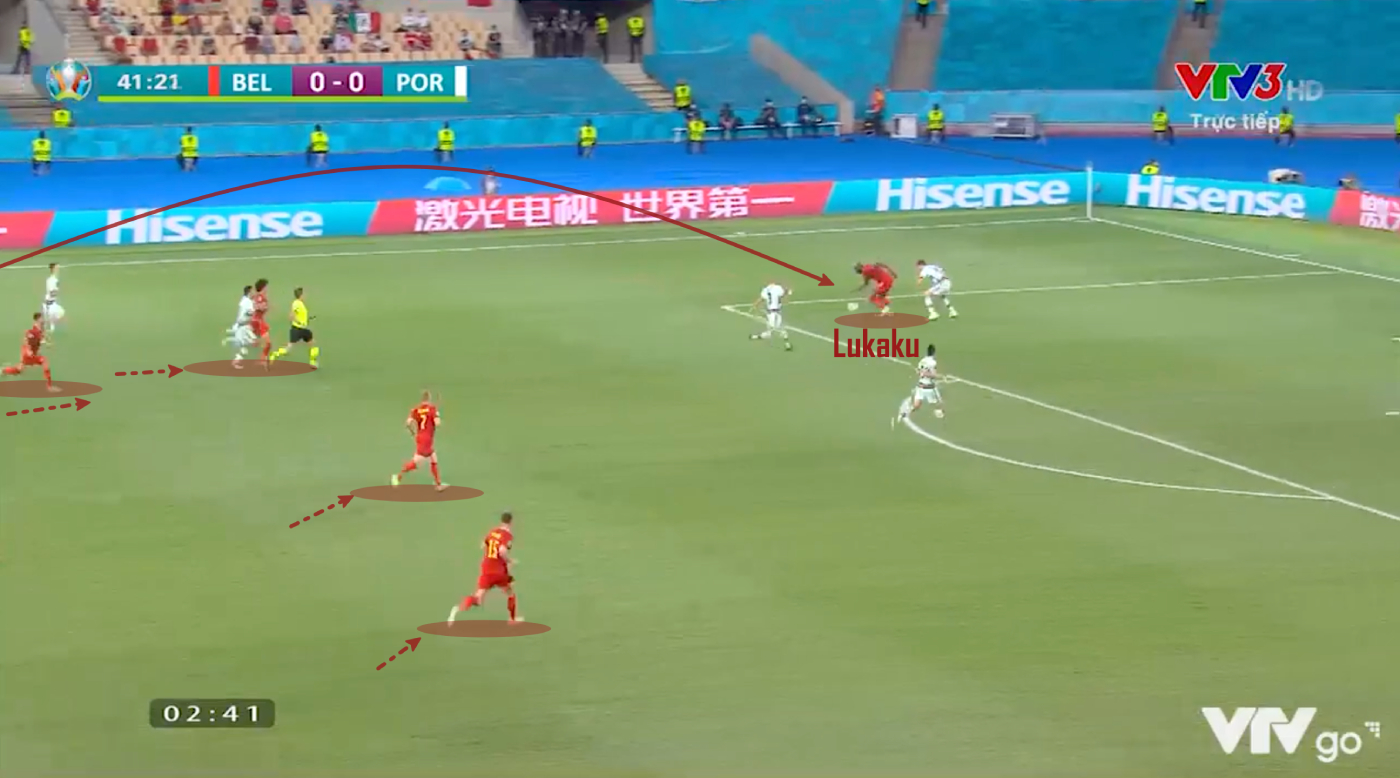 Mổ băng Bỉ 1-0 Bồ Đào Nha: Khác biệt ở cấu trúc đội hình