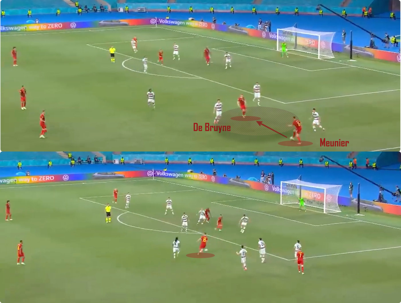 Mổ băng Bỉ 1-0 Bồ Đào Nha: Khác biệt ở cấu trúc đội hình