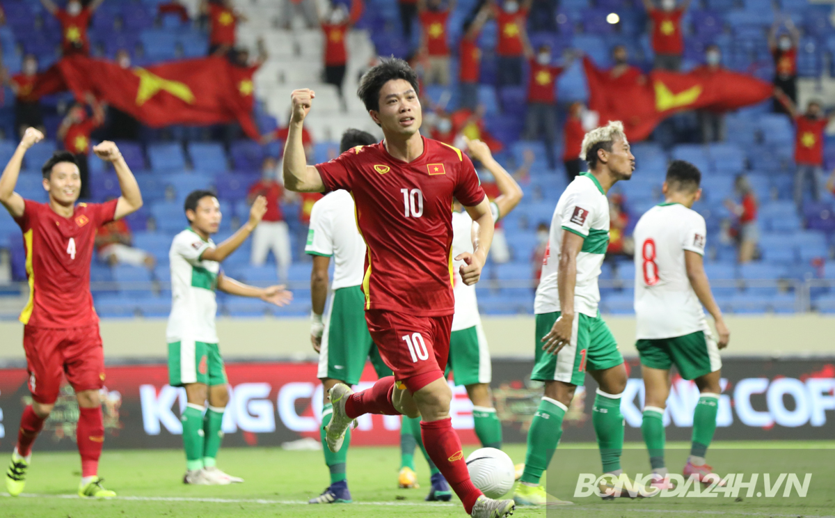 Công Phượng ghi bàn vs Indonesia 7/6