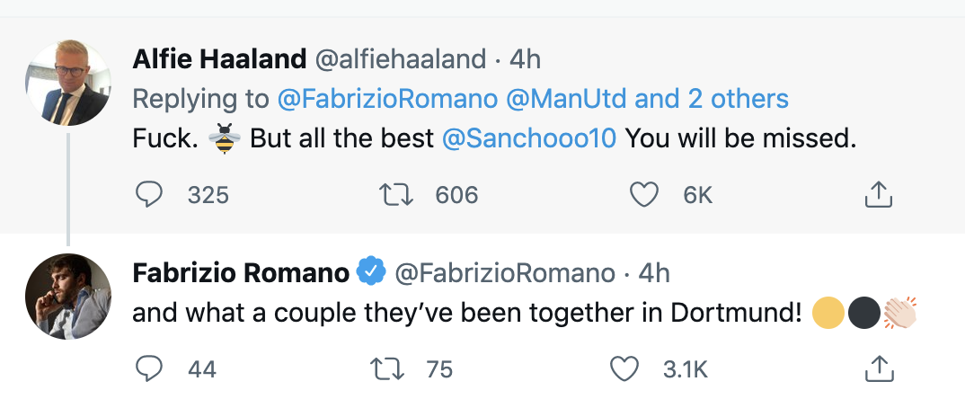 sancho và Haaland