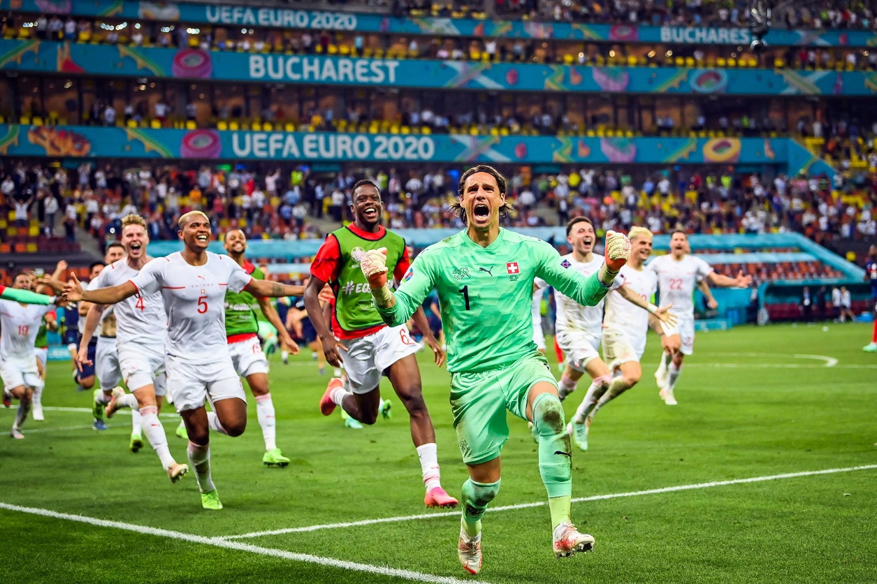 Thụy Sĩ đánh bại Pháp trong một trận đấu hết sức hấp dẫn và kịch tính