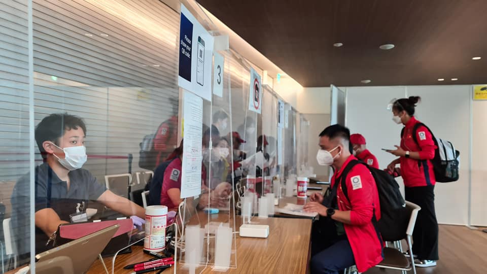 Đoàn TTVN đã có mặt tại sân bay Narita, Tokyo