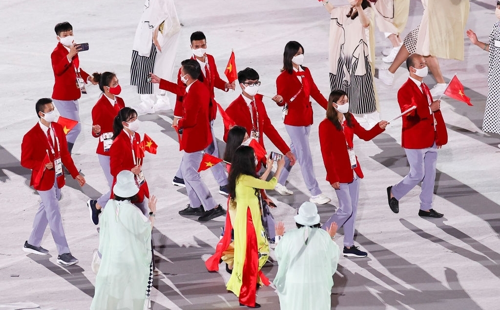 Đoàn TTVN khai mạc Olympic 2020