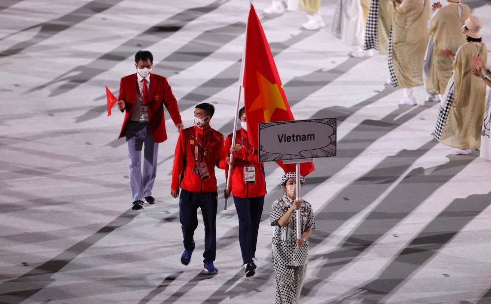 Đoàn TTVN khai mạc Olympic 2020